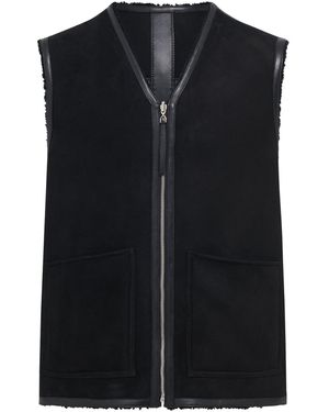 Gabriela Hearst Snowdon Reversible Vest - Black