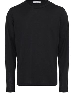 Gabriela Hearst Owen Long Sleeve T-Shirt - Black