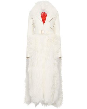Gabriela Hearst Brymwylf Convertible Coat - White