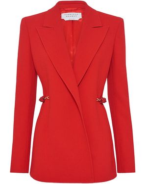 Gabriela Hearst Epona Chain Blazer - Red