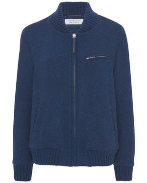 Gabriela Hearst Winslow Bomber - Blue