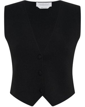 Gabriela Hearst Styx Knit Vest - Black