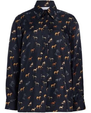 Gabriela Hearst Cruz Shirt - Black