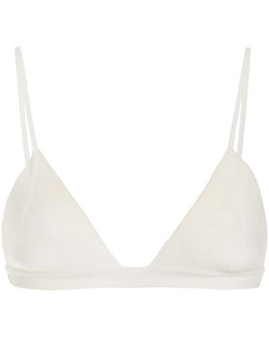 Gabriela Hearst Chevier Knit Bra - White