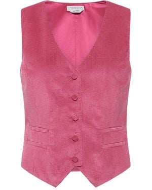 Gabriela Hearst Coleridge Vest - Pink
