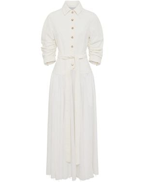 Gabriela Hearst Delyth Shirtdress - White