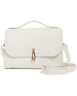 Gabriela Hearst Medium Leonora Flap Bag - White