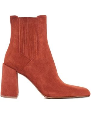 Gabriela Hearst Luke High Heel Boot - Red