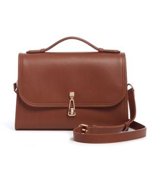 Gabriela Hearst Medium Leonora Flap Bag - Brown