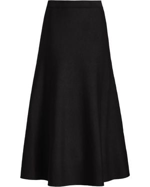 Gabriela Hearst Freddie Knit Midi Skirt - Black
