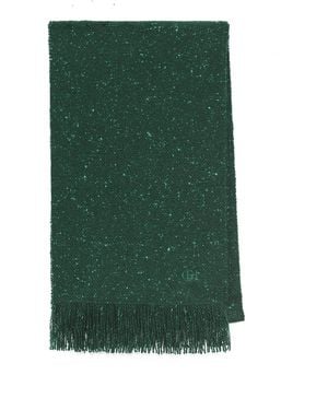 Gabriela Hearst Illumina Fringe Scarf - Green