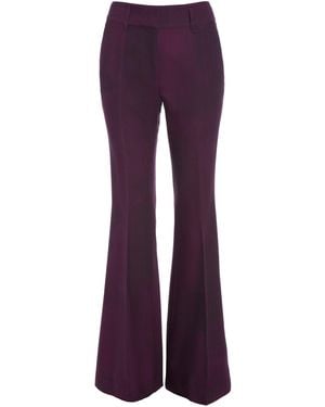 Gabriela Hearst Rhein Flare Pant - Purple