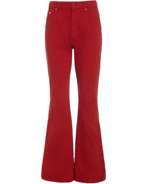Gabriela Hearst Willa Bootcut Jean - Red