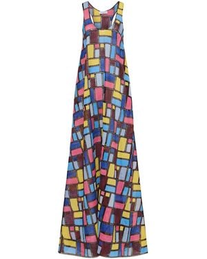 Gabriela Hearst Niki Patchwork Embroidered Maxi Dress - White