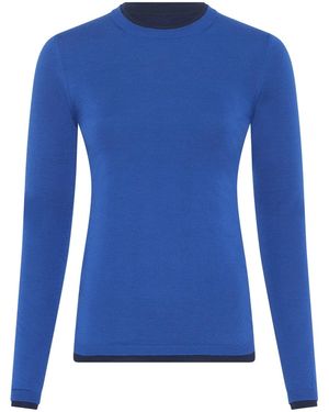 Gabriela Hearst Leif Reversible Knit Jumper - Blue