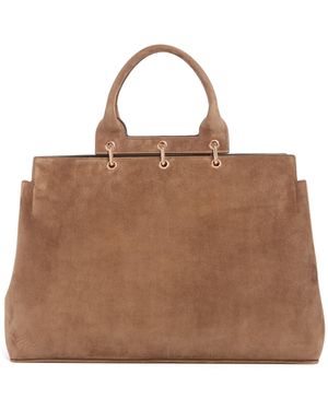 Gabriela Hearst Large Amethyst Tote Bag - Brown