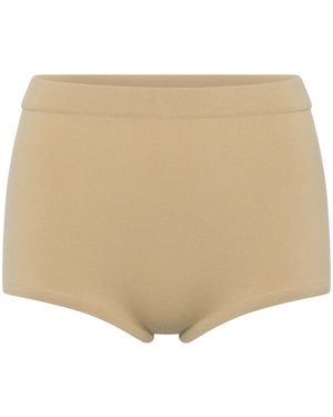 Gabriela Hearst Helm Knit Pantie - Natural
