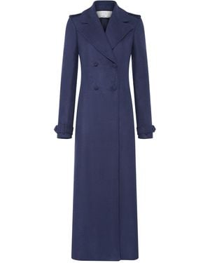 Gabriela Hearst Houstt Trench Coat - Blue