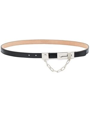 Gabriela Hearst Lock Belt - White