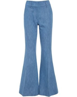 Gabriela Hearst Rhein Flare Pant - Blue