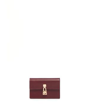 Gabriela Hearst Concertina Card Wallet - Red