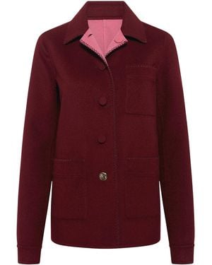 Gabriela Hearst Ulu Reversible Chore Jacket - Red