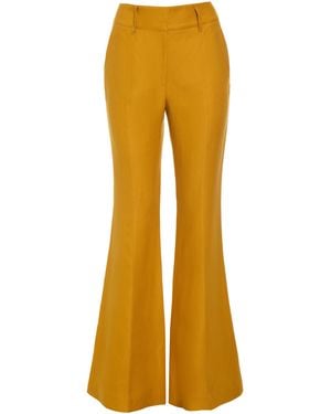 Gabriela Hearst Rhein Flare Pant - Yellow