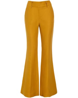 Gabriela Hearst Rhein Flare Pant - Yellow