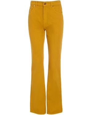 Gabriela Hearst Rey Straight-Leg Jean - Yellow