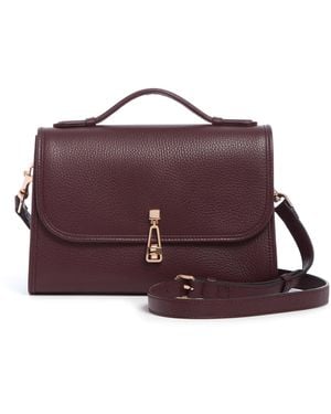 Gabriela Hearst Medium Leonora Flap Bag - Purple