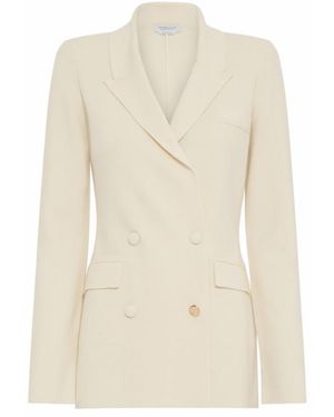 Gabriela Hearst Ceto Knit Blazer - White