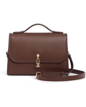 Gabriela Hearst Medium Leonora Flap Bag - Brown