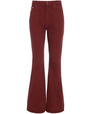 Gabriela Hearst Willa Bootcut Jean - Red