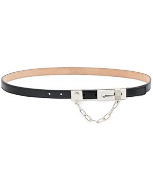 Gabriela Hearst Lock Belt - White