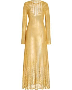 Gabriela Hearst Maia Knit Dress - Yellow