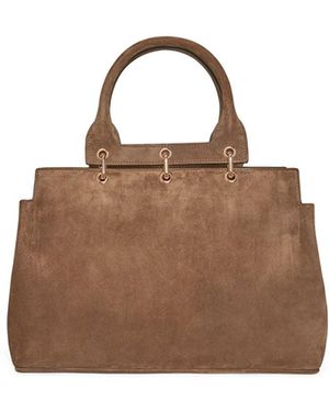 Gabriela Hearst Small Amethyst Tote Bag - Brown