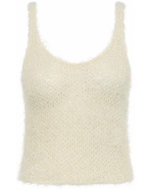 Gabriela Hearst Nur Knit Tank Top - Natural