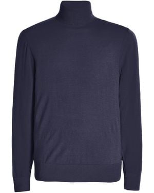 Gabriela Hearst Jermaine Knit Turtleneck - Blue