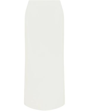 Gabriela Hearst Manuela Midi Skirt - White