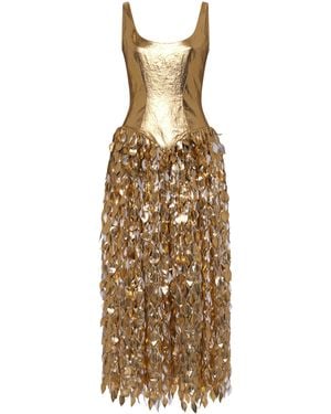 Gabriela Hearst Isai Maxi Dress - Metallic