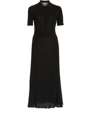 Gabriela Hearst Amor Knit Midi Dress - Black