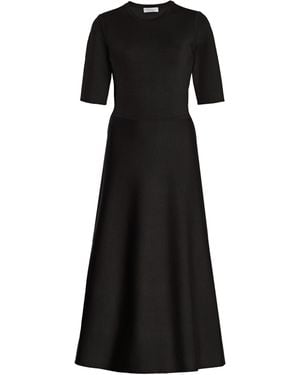 Gabriela Hearst Seymore Knit Midi Dress - Black