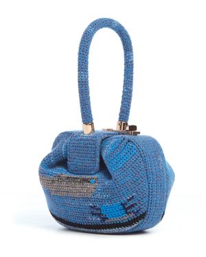 Gabriela Hearst Demi Bag - Blue