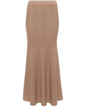 Gabriela Hearst Manni Knit Maxi Skirt - Natural