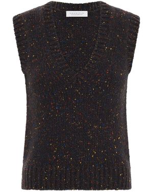 Gabriela Hearst Solomon Knit Vest - Black