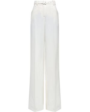 Gabriela Hearst Norman Wide-Leg Pant - White