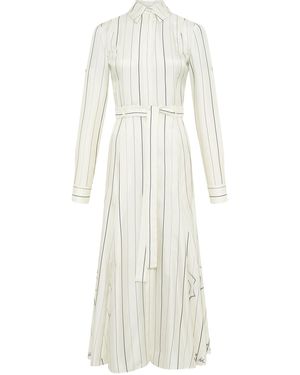 Gabriela Hearst Galway Shirtdress - White