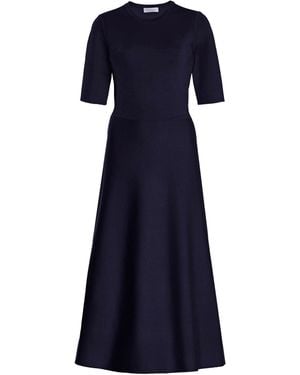 Gabriela Hearst Seymore Knit Midi Dress - Blue