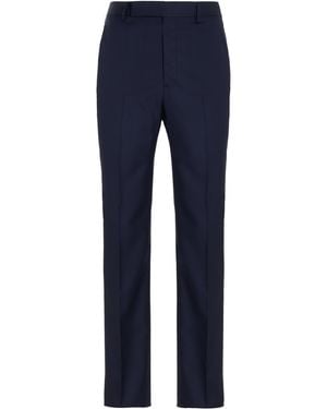 Gabriela Hearst Sebastian Slim-Leg Pant - Blue