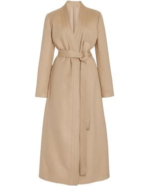 Gabriela Hearst Devon Wrap Coat - Natural